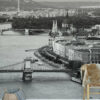 Duna - művészi fotóposzter - fekete-fehér - előszobában