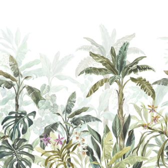 Dzsungel - művészi tervezésű poszter - pálma mintás - zöld