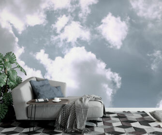 Felhő - színes művészi fotóposzter, óriásposzter nappaliban