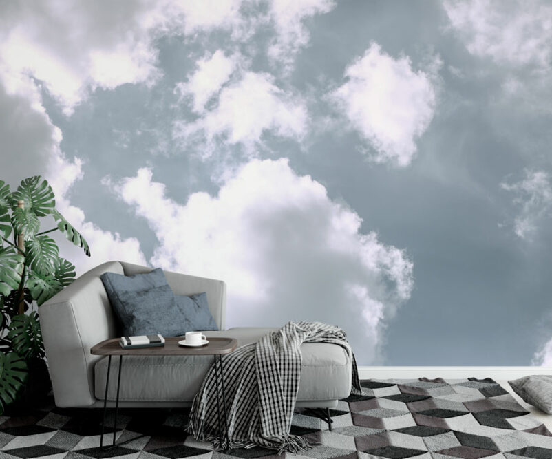 Felhő - színes művészi fotóposzter, óriásposzter nappaliban