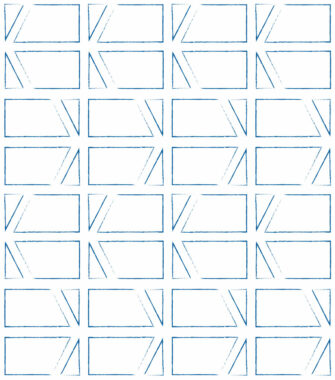 Jelek - geometrikus mintás tapéta - kék - Falramagyar