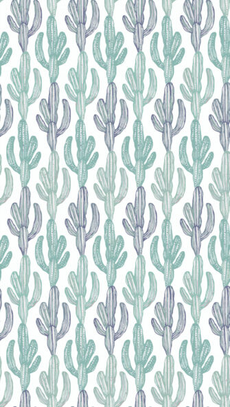 Kaktuszgyár növény mintás modern tapéta