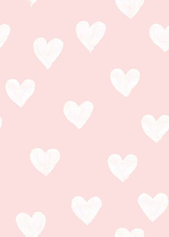 Szívesen szív mintás tapéta rózsaszínű